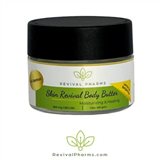 Revival Pharms’ Skin Revival body butter, with full-spectrum hemp oil, CBG, and shea butter, nourishes skin with Lincoln, Nebraska botanicals.